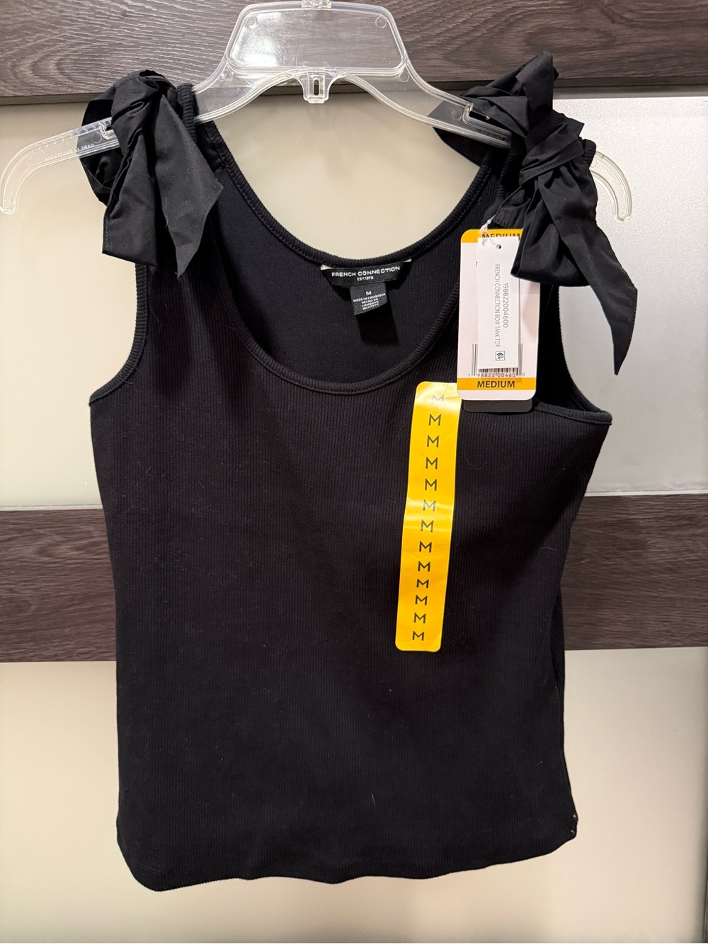 5 for $25!! NWT French Connection Bow Tank Top